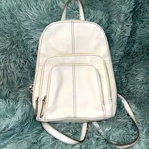 New Tignanello Pale Pink Leather Backpack 119 Tignanello Pink Leather Backpack purse · Whatnot: Shop  main image 3